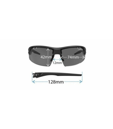 Crit Matte Gunmetal Smoke  - Fototec - Polarized