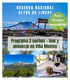 Visita Altos de Lircay + Viña Montes - 3 días