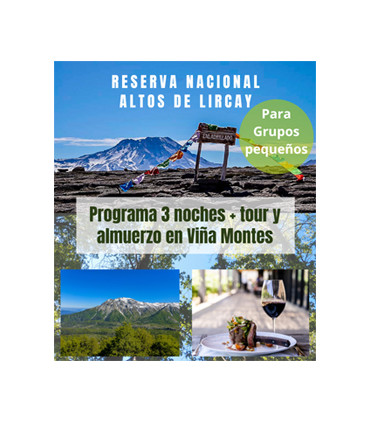 Visita Altos de Lircay + Viña Montes - 3 días