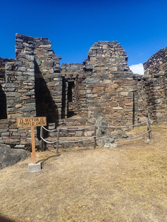Templo Urin Choquequirao