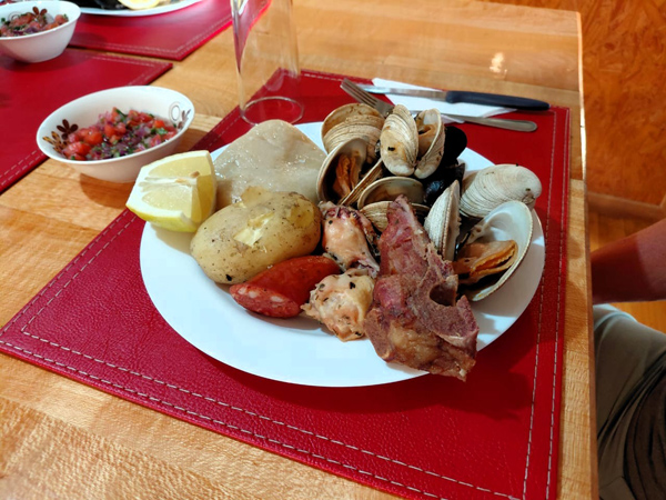 Curanto servido